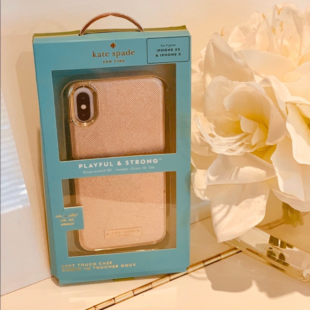 Kate Spade iPhoneX. Brand New. Gorgeous Rose Gold